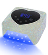 HUGMAPLE Cordless UV Nail Lamp 72W，Rechargeable Diamond LED Nail Dryer | Fast Nail Light Curing Lamp for All gel nails with 5 Timer Setting, Touch Control & Auto Sensor for Salon & Home