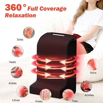 Red Light Therapy for Feet:450 LEDs Infrared Light Therapy with 4 Modes Adjustable Heated Foot Wrap with Power & Time Controller Redlight Therapy Mat for Body, Legs, Ankle, Back