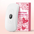1      Portable Heating Pad Period Cramps: 2 Timer 6 Heat Levels 6 Vibration Modes Cordless Electric Heating Pad 3s Fast Heating Menstrual Heating Pad (White))