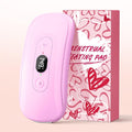 2        Portable Heating Pad Period Cramps: 2 Timer 6 Heat Levels 6 Vibration Modes Cordless Electric Heating Pad 3s Fast Heating Menstrual Heating Pad